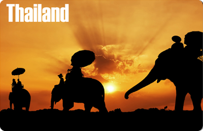 Elephant Silhouettes at Sunset (20pcs/pack)