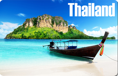 Longtail Boat, Thailand (20pcs/pack)
