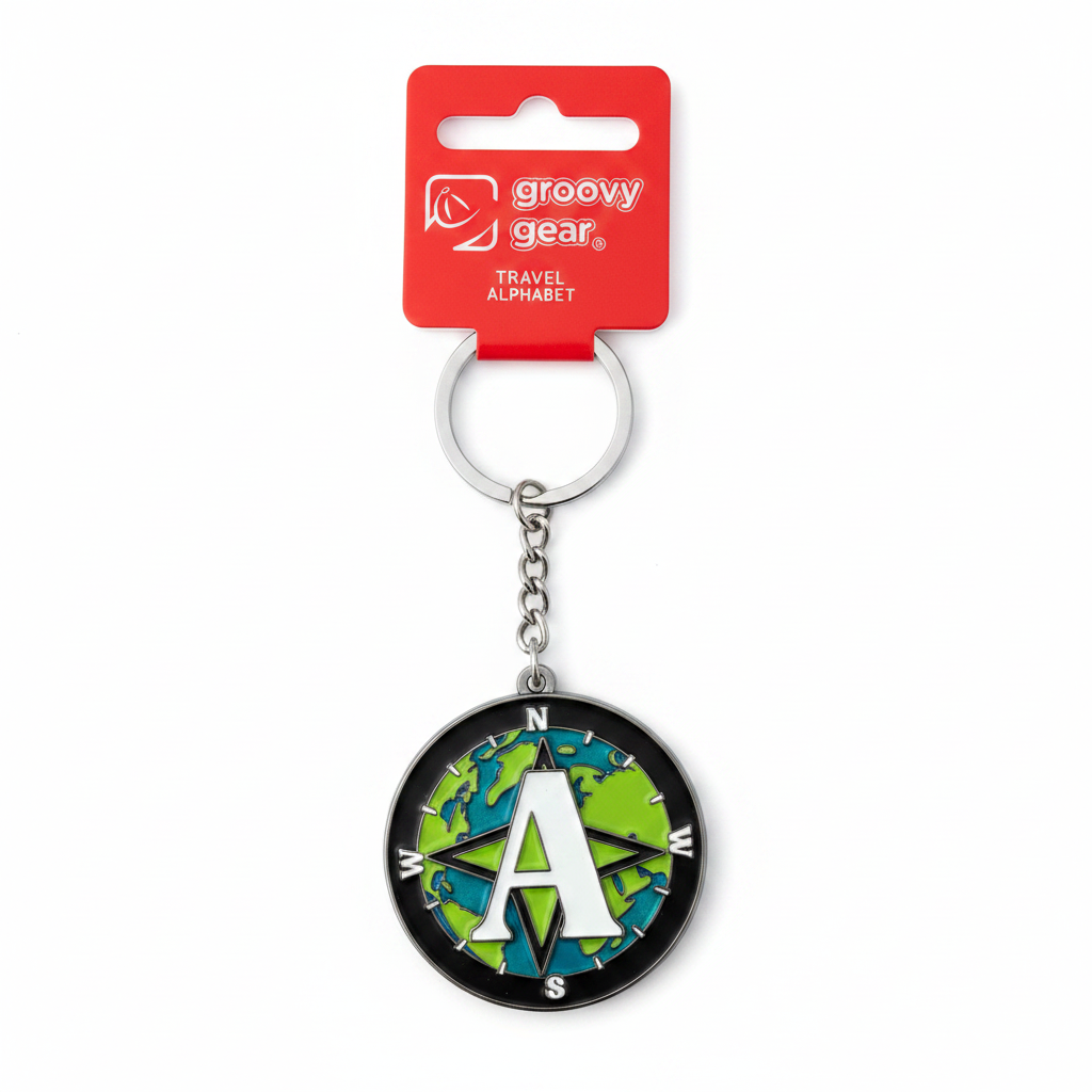 Spinning Globe Letter A