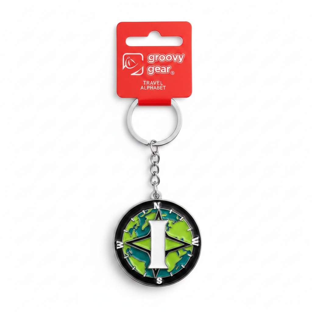 Spinning Globe Letter I