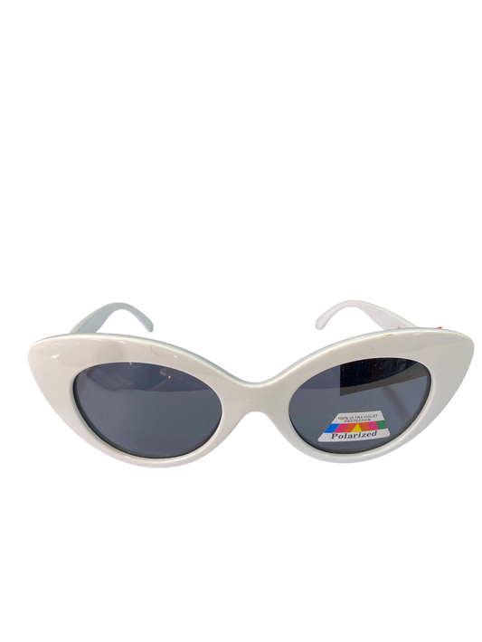Cat-eye sunglasses, Silver (1pcs)