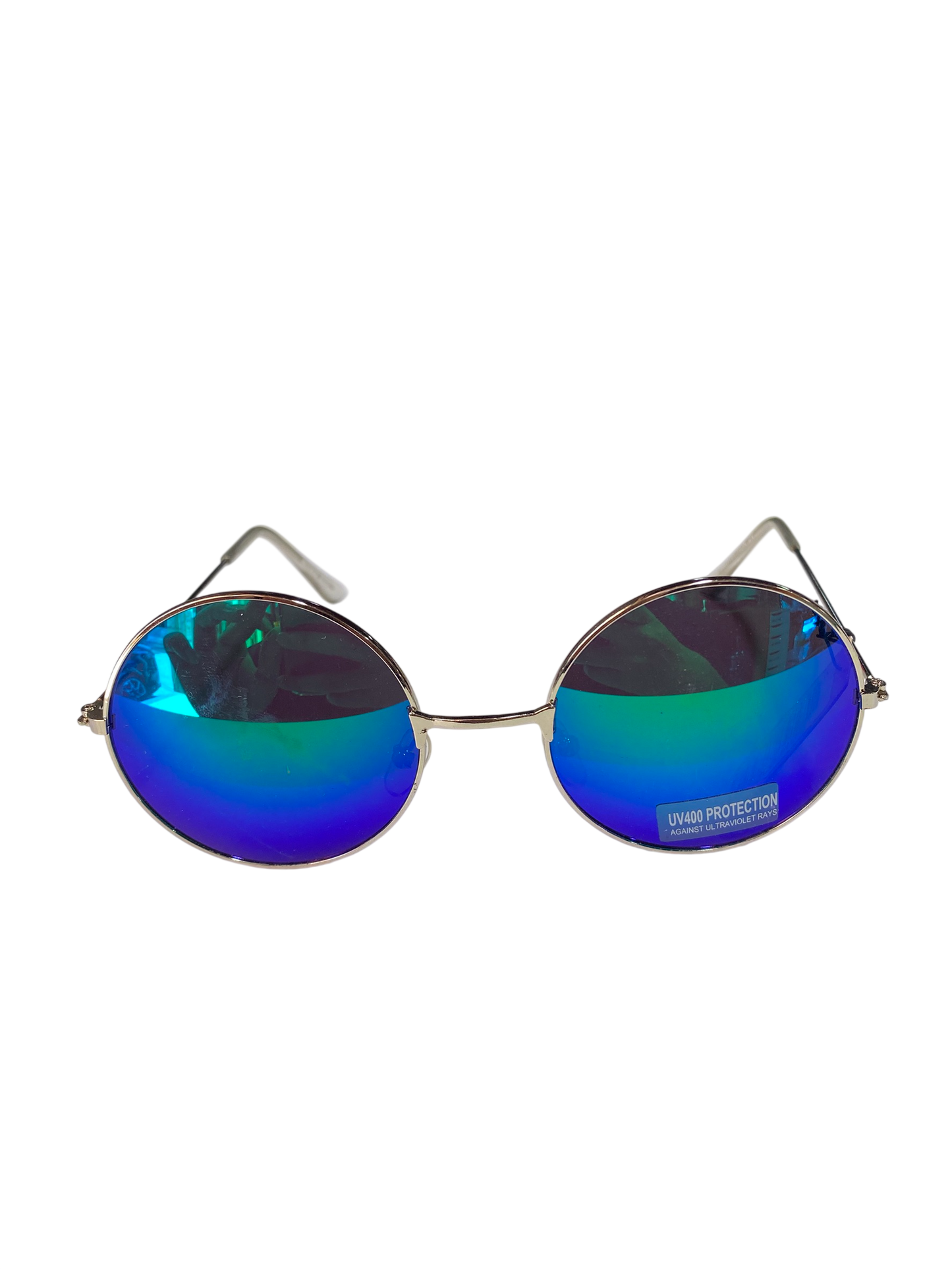 UV Protection Metal Frame Round Sunglasses (1pcs)