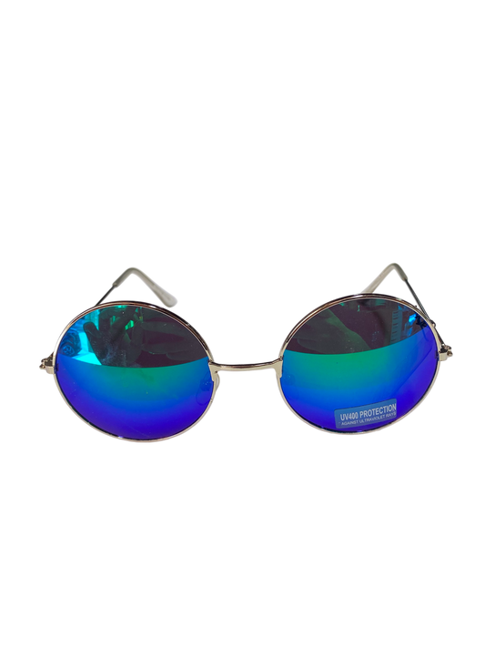 UV Protection Metal Frame Round Sunglasses (1pcs)