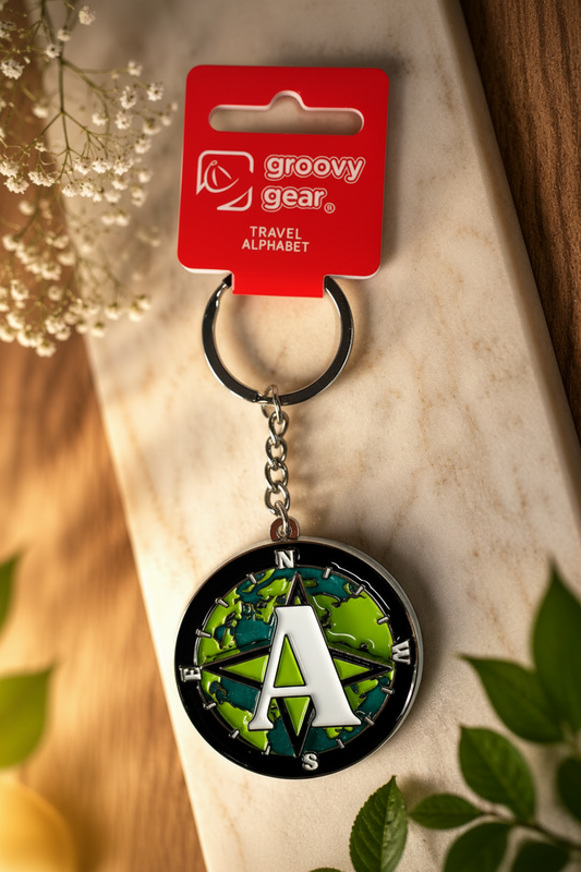 Spinning Globe Letter A