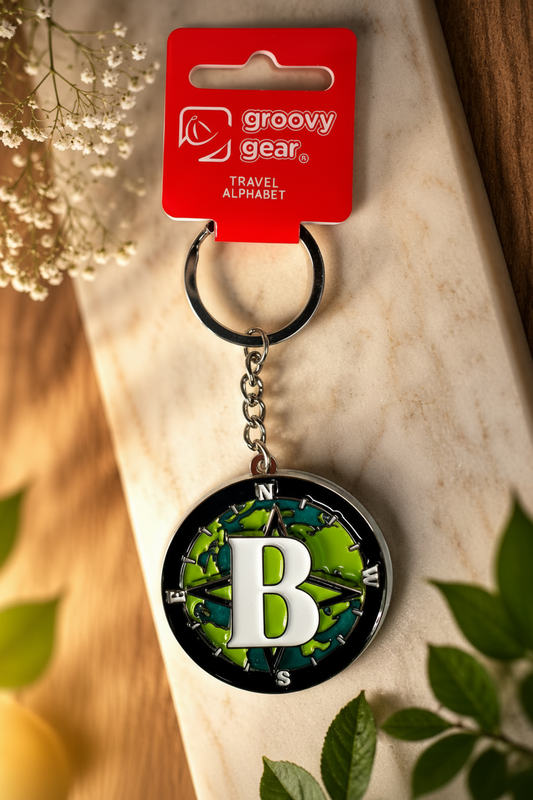 Spinning Globe Letter B