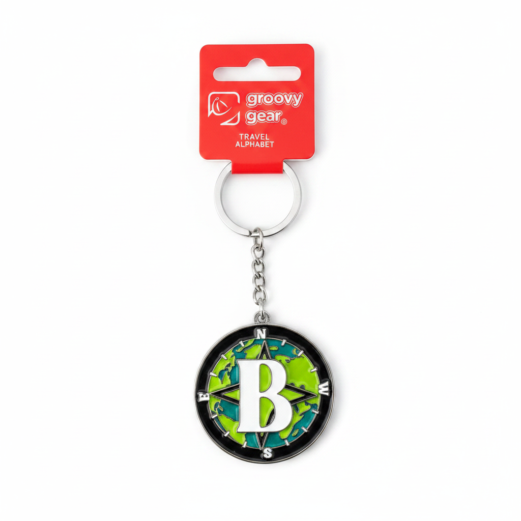 Spinning Globe Letter B