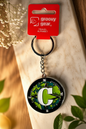 Spinning Globe Letter C