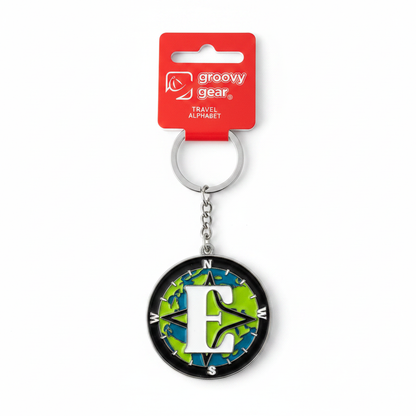 Spinning Globe Letter E