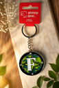 Spinning Globe Letter F