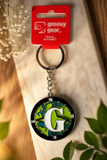 Spinning Globe Letter G