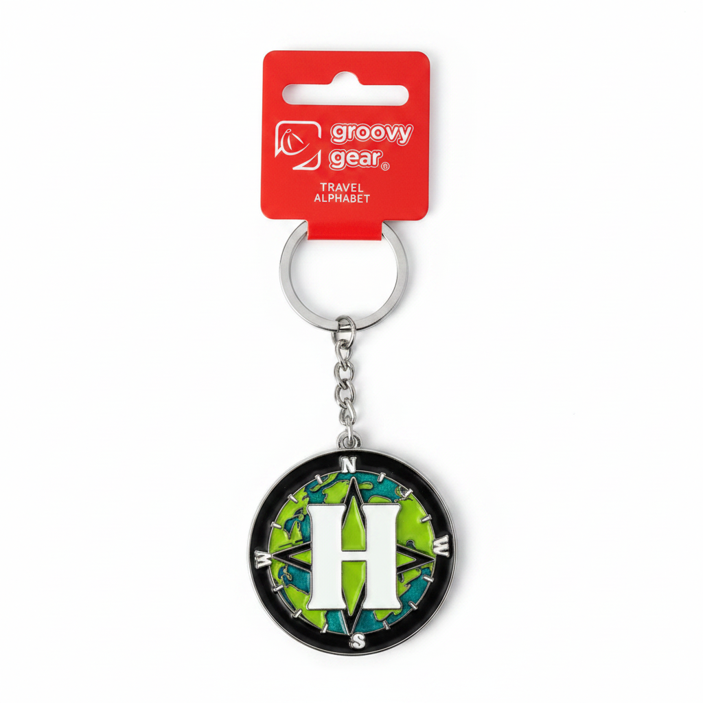 Spinning Globe Letter H