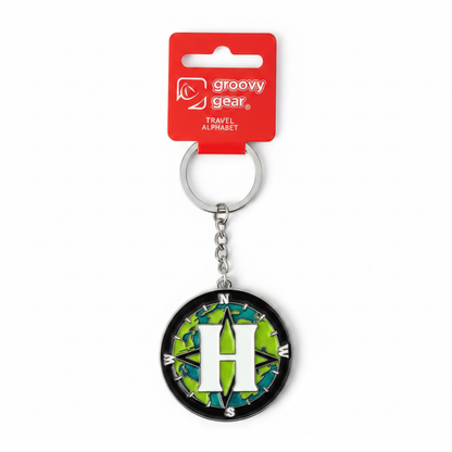 Spinning Globe Letter H