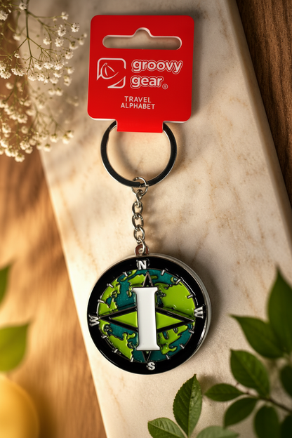 Spinning Globe Letter I