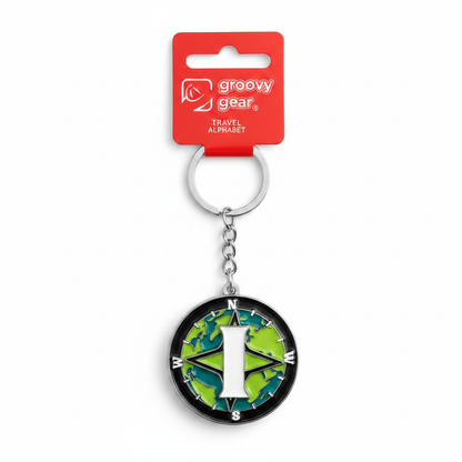 Spinning Globe Letter I