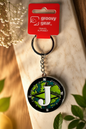 Spinning Globe Letter J
