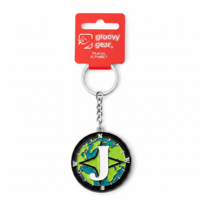 Spinning Globe Letter J