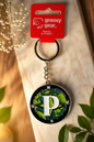 Spinning Globe Letter P