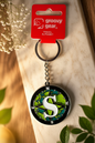 Spinning Globe Letter S