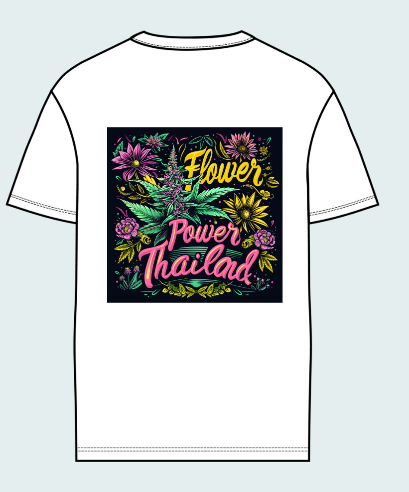 T-shirt Flower Power_colourful