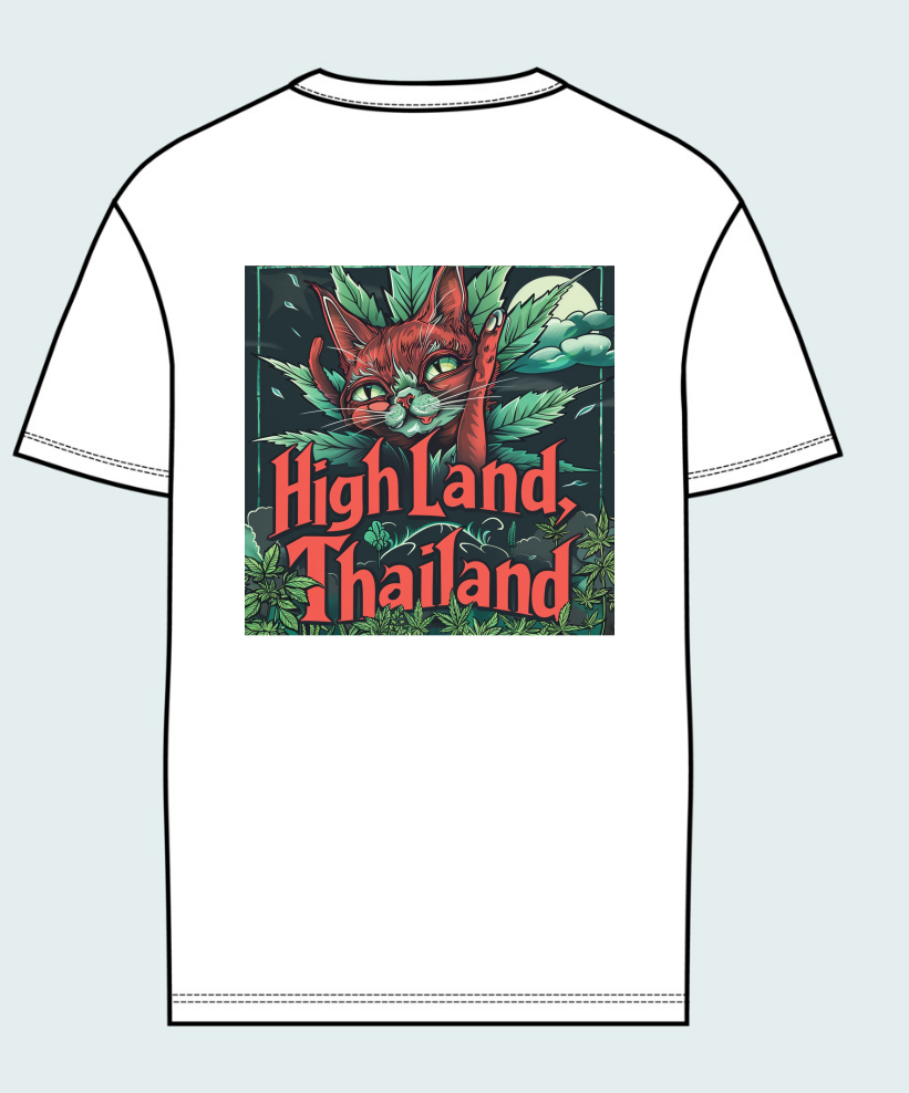 T-shirt High Land Thailand Cat