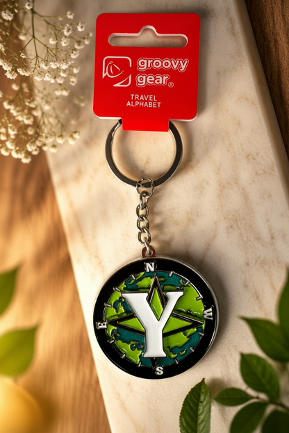 Spinning Globe Letter Y