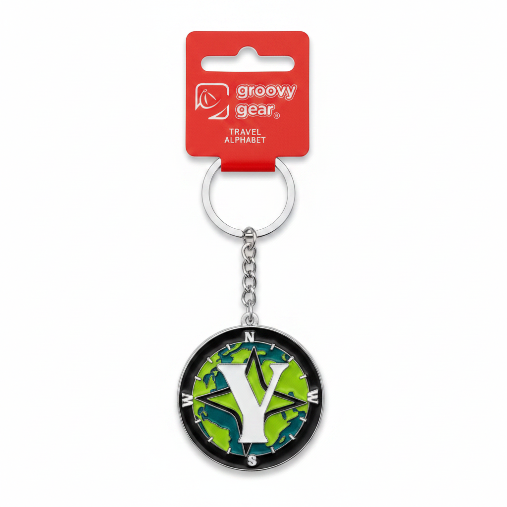 Spinning Globe Letter Y