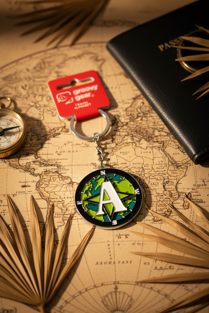 Spinning Globe Letter A